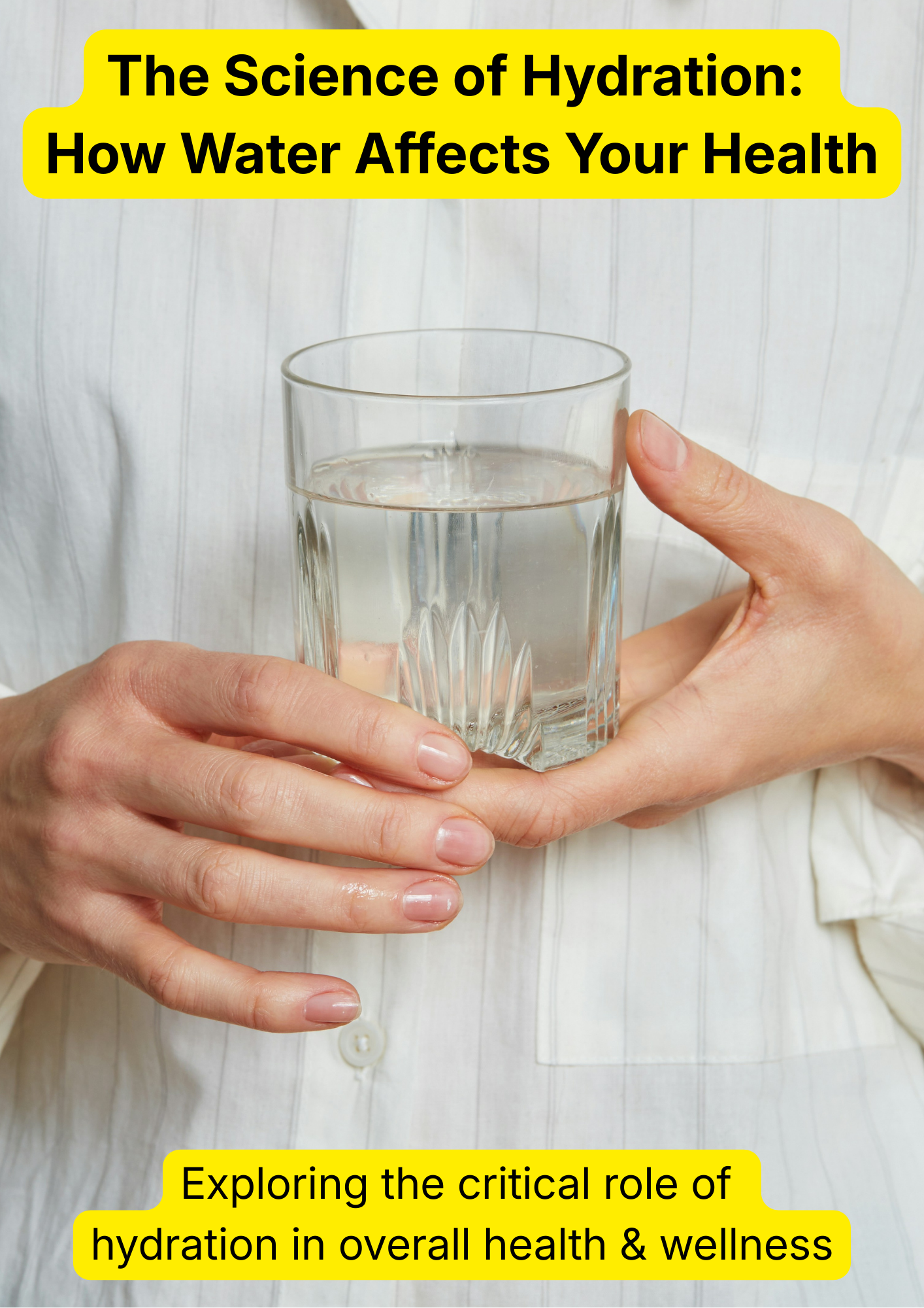 The Science of Hydration How Water Affects Your Health