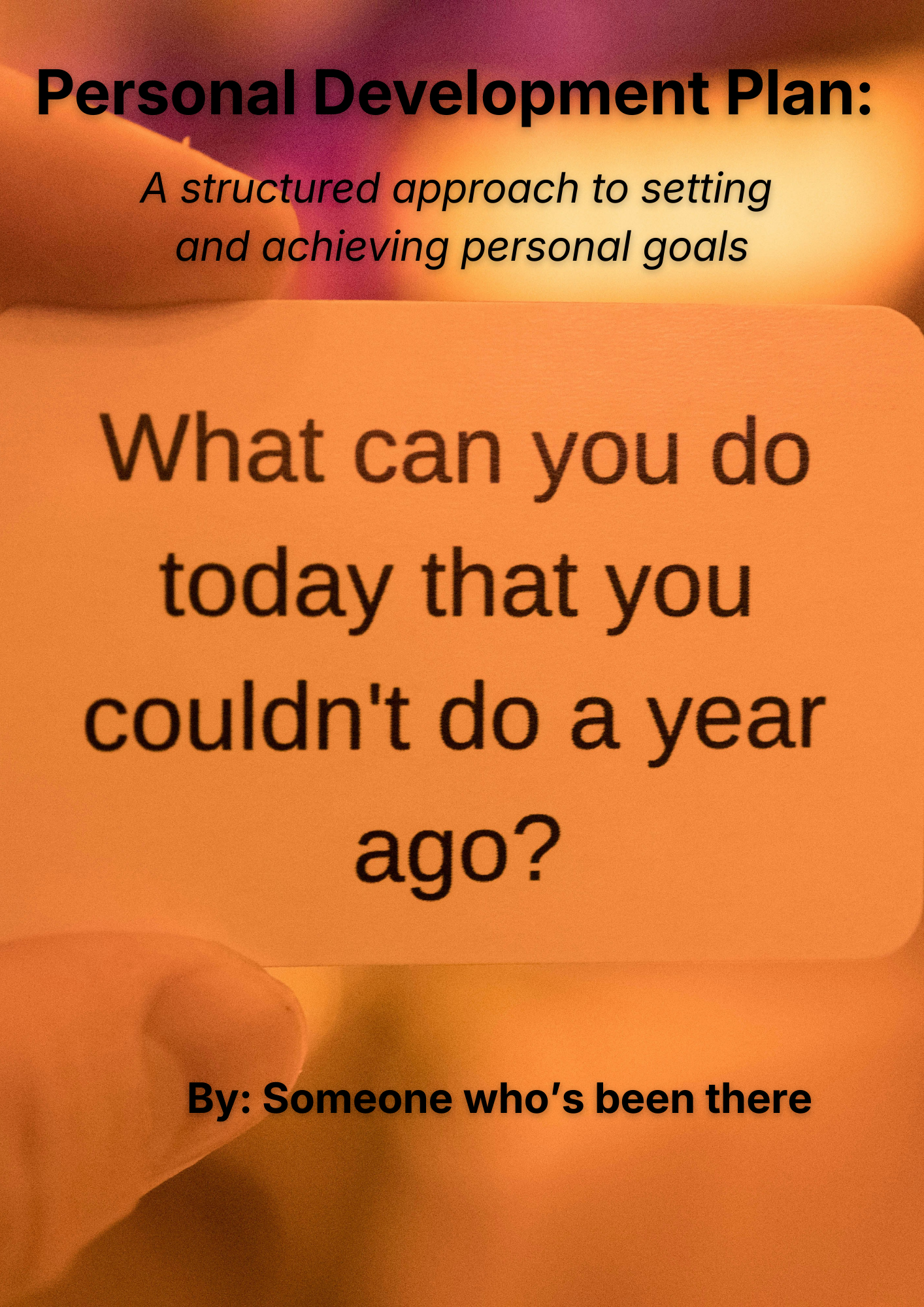 Personal Development Plan Mapping Your Path to Success
